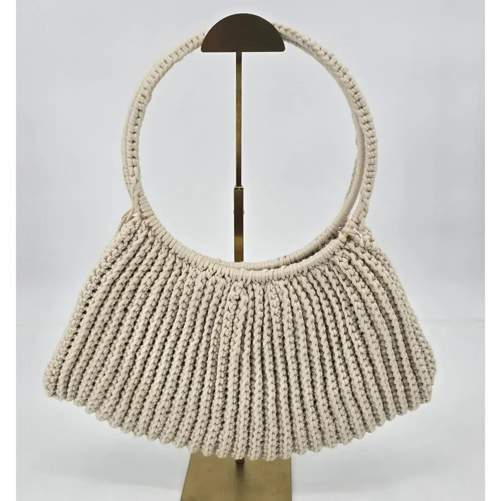 Handmade macramé circle
